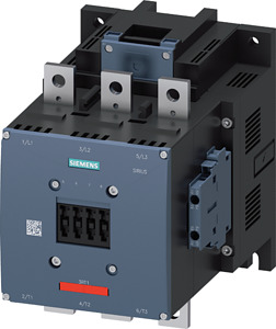 Schütz,AC-3e,400A/200kW/400V,3- polig,AC/DC220-240V,2S+2Ö