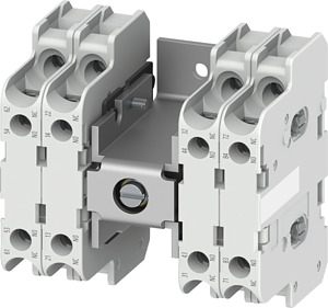 Hilfsschalterblock Hilfskontakt 4 Schliesser 4 Öffner