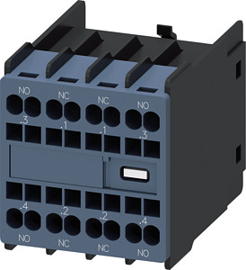 Hilfsschalter frontseitig 2S+2Ö Strombahn 1S 1Ö 1Ö 1S Federzuganschluss