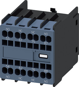 Hilfsschalter 11U frontseitig 2S+2Ö Strombahn 1S 1Ö 1Ö 1S Federzuganschluss