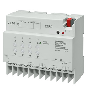 Jalousieschalter 4-Kanäle GAMMA INSTABUS N524 f.24V DC Antr.