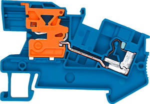 INSTA-Durchgangsklemme 2,5qmm B=5,2mm blau N-Trenn Steckkl.