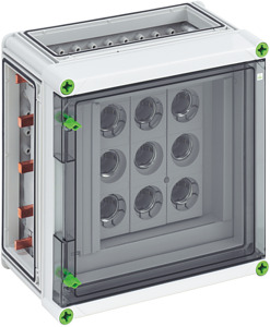 Diazed-Reitersicherungsgehäuse m. Klapptür