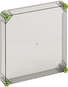 Deckel transparent 320x320x50mm inkl. Schraub. G-Gr.2