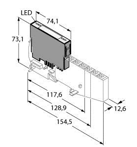 BL20 Elektronikmodul, Versorgungsmo dul zur redundanten Systemversorgun