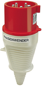 Phasenwender Kabelknickschutz 32A CEETyp 400V 6h rt 5pol. IP44