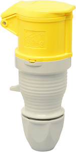 Kupplung Kabelknickschutz 32A CEEtyp 110V 3p 4h ge IP44