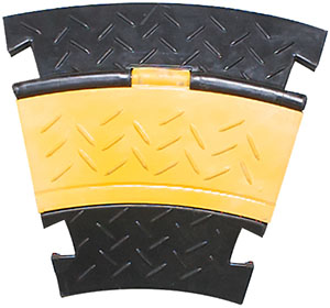 Kabelbrücke 2K Bogen 30° mit 2-Kana l je 28x30mm