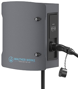 Wallbox smartEVO 22 1 Ladekupplung max. 22kW PLC ISO 15118