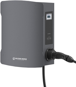 Wallbox smartEVO uno connect einer Ladekupplung max. 22kW MID 4G Modem ISO