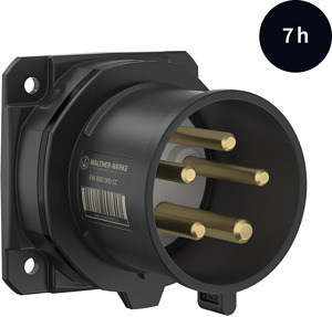 CEE NEO Anbaustecker gerade 16A 5P 7h IP54 als Phasenwender