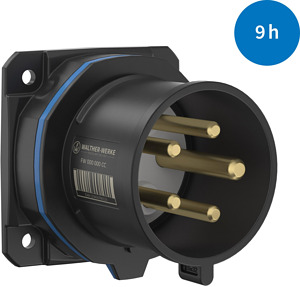 CEE NEO Anbaustecker gerade 16A 5P 9h IP54 als Phasenwender