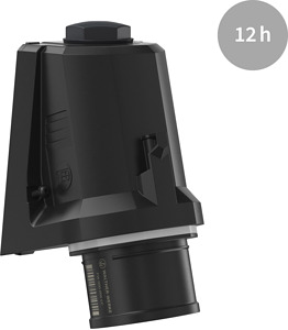 CEE NEO Wandstecker schräg 16A 5P 12h IP54 als Phasenwender