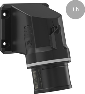 CEE NEO Anbaustecker schräg 16A 5P 1h IP54 als Phasenwender