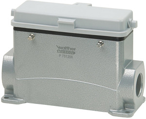 Sockelgehäuse B24 MS H68mm 1xM25 GR QV m. Deckel