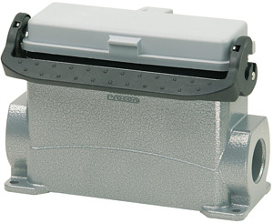 Sockelgehäuse B24 MS H68mm 1xM25 GR LVB m. Deckel