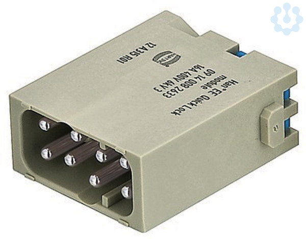 Han EE Modul Einzelmodul Han-Quick Lock Anschluss Stift Kontakte: 8 ...